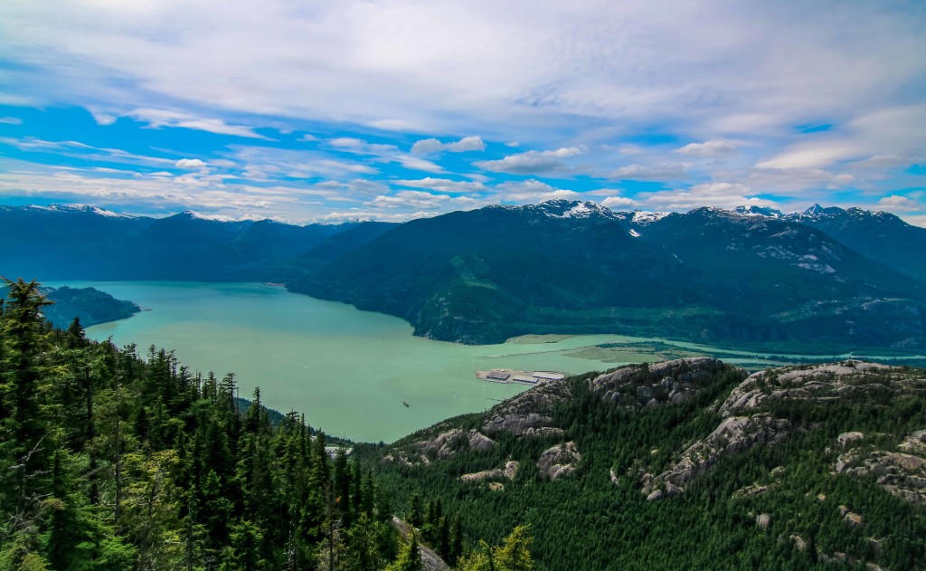 View from the Chief Overlook Platform - Sea-to-Sky Gondola, Squamish BC