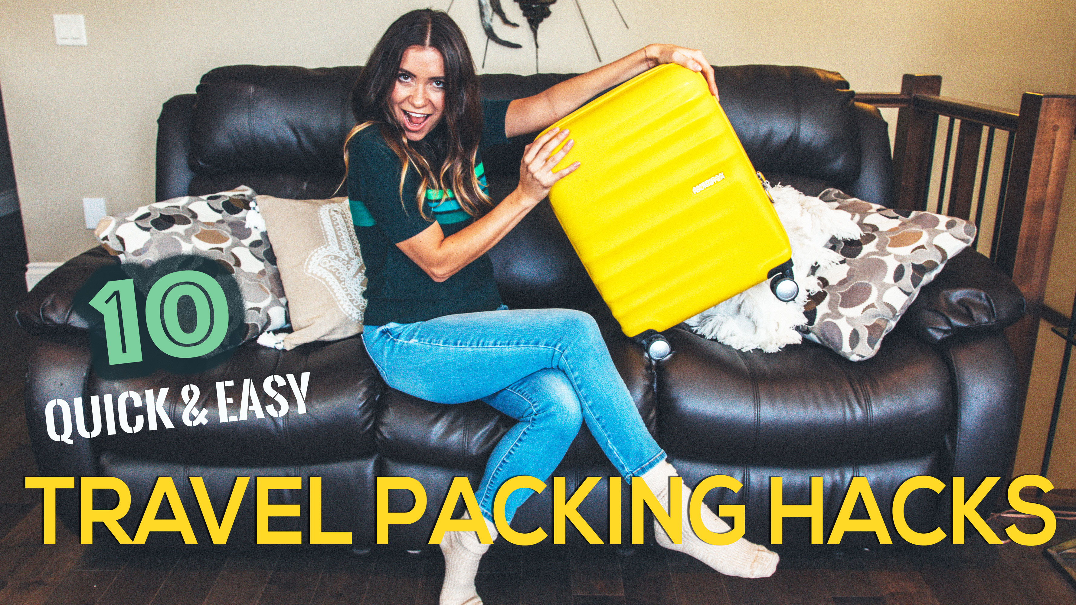 10 Quick & Easy TRAVEL PACKING HACKS | Packing And Prep, Tips And Advice